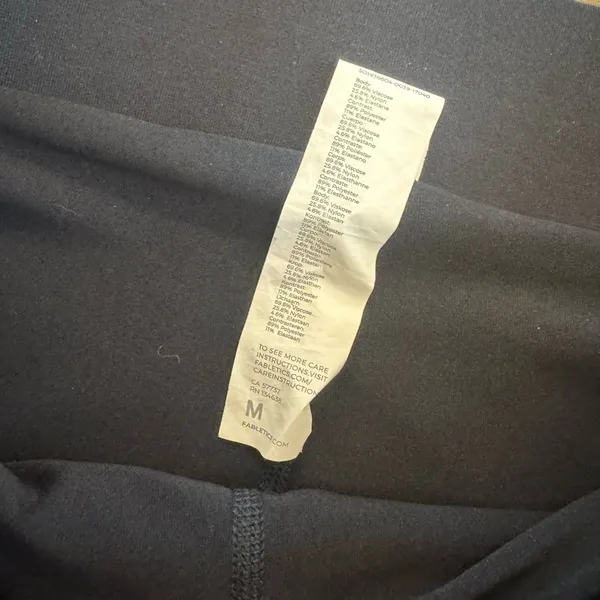 Fabletics Black Skort with Zipper Accents size medium short - Image 4
