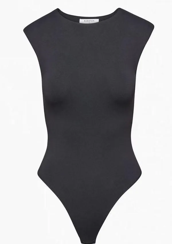 Aritzia babaton sculpted bodysuit with shoulder pads. - Image 2