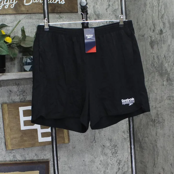 NWT Reebok Womens Identity Energy Shorts IN7379 Black XL - Image 2