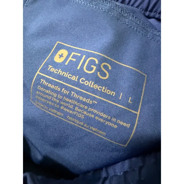 FIGS Technical Collection Women Royal Blue Scrub Jogger Pants L 1000622R - Image 7