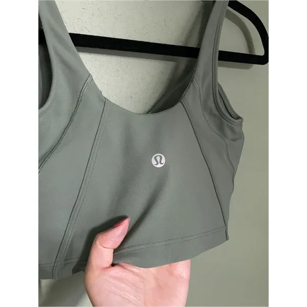 Lululemon Align Corset Tank Top Size 2 Grey Eucalyptus - Image 6