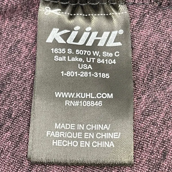 Kuhl Mova Aktiv Dress Womens‎ XL Purple Heather Stretch Outdoor Gorpcore Minimal - Image 10