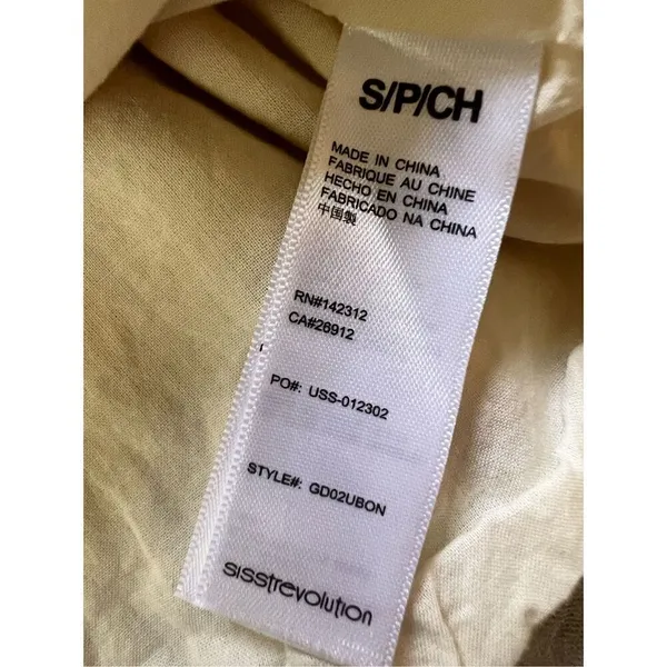 Sisstrevolution Ivory Bonnie Sleeveless Woven Mini Dress Small - Image 6