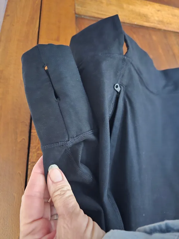 O aerie Black 'Offline' Sweatshirt Hoodie with Subtle Logo Large - Image 3