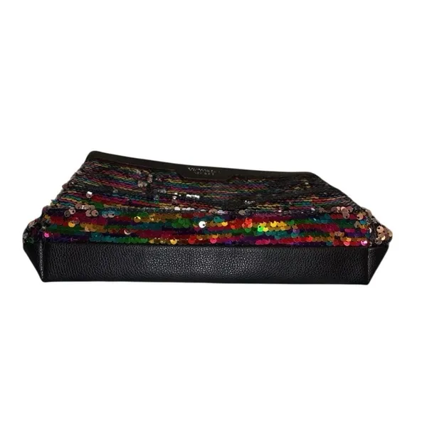 Victoria’s Secret Multicolor‎ Sequin Zip Cosmetic Pouch Clutch - Image 3