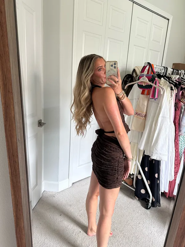Amazon brown two piece matching set  - Image 2