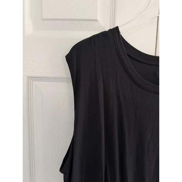 Athleta Santorini Cinch Midi Dress Tencel Modal Sleeveless Capsule Wardrobe Chic - Image 3