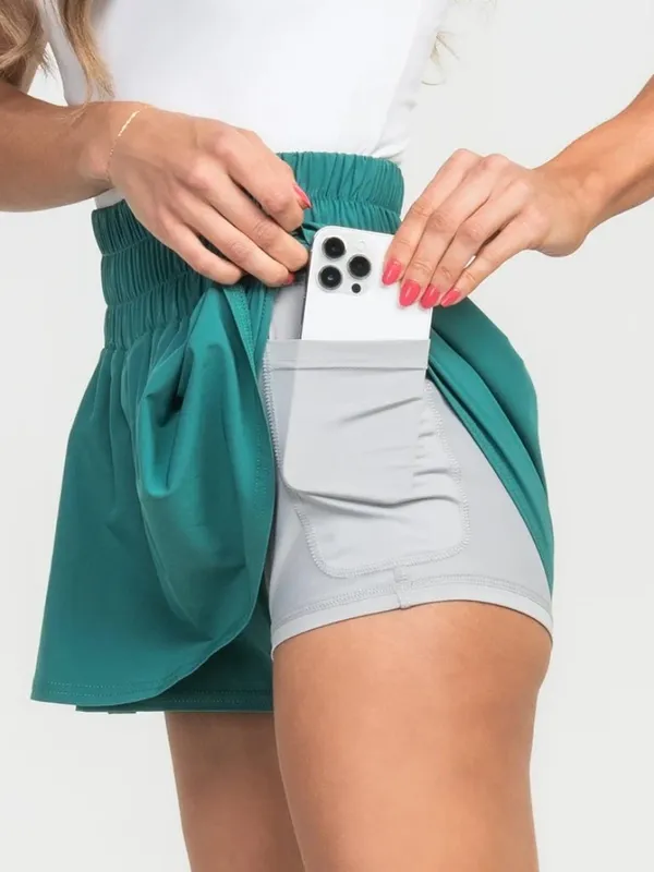 Southern Shirt Co Hybrid Performance Skort Ivy League Green XL NWT Athletic - Image 3
