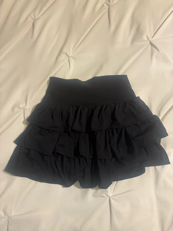 JoyLab, Black, Ruffle, Athletic Skirt, XXS, Never Worn - Image 2