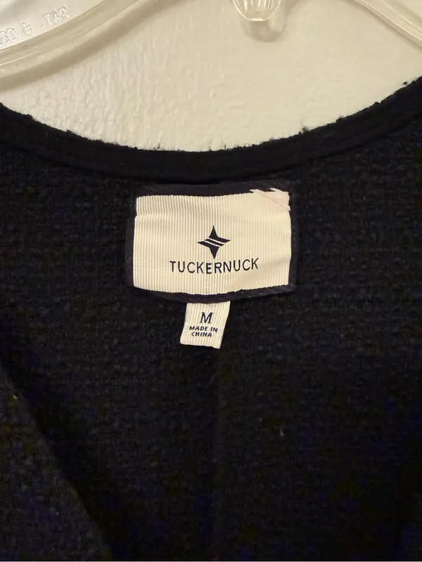 Tuckernuck Black Textured Myla Romper - Image 5