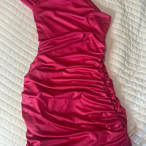 Hot Pink Lucy in The Sky Dress - Image 4