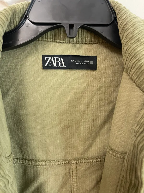 ZARA Olive Green Jacket - Image 2