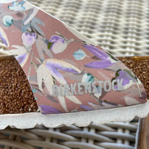 Birkenstock Gizeh Soft Footbed Floral Sandals 37 summer vacation beach‎ outdoors - Image 3