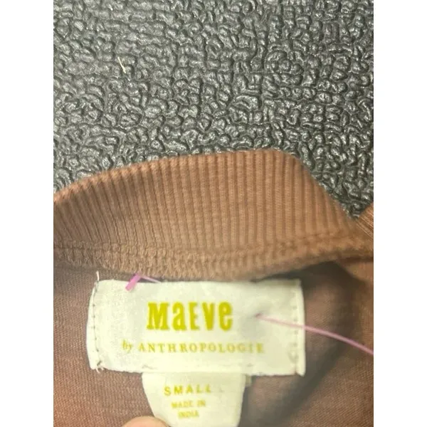 Maeve Anthropologie brown top - Image 3