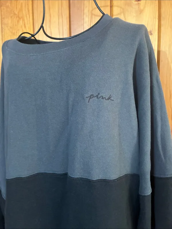 PINK Victoria’s Secret crew neck sweatshirt oversized new style top size large - Image 5