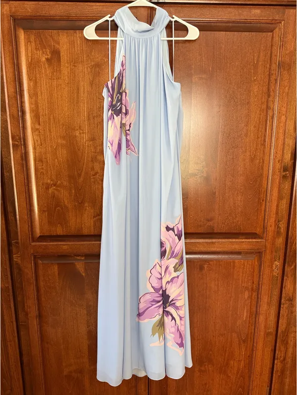 ASTR Nesta Halter Maxi Dress - Image 3