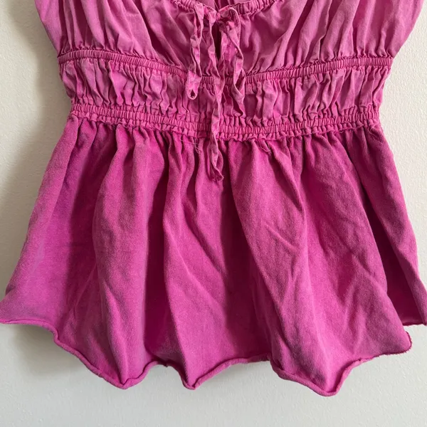 Free People We The Free Scarlett Babydoll Tank Pink Size Medium - Image 5