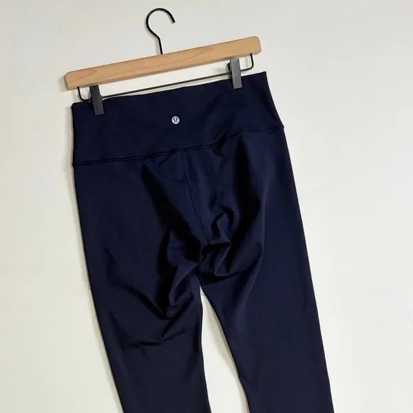 LULULEMON Wunder Under Hi-Rise Tight Full-On Luon Midnight Navy Blue Size 10 - Image 10