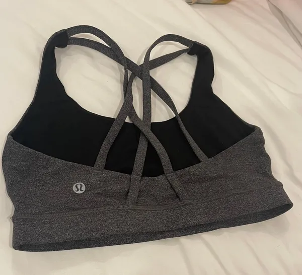 Lululemon Gray Sports Bra - Image 3