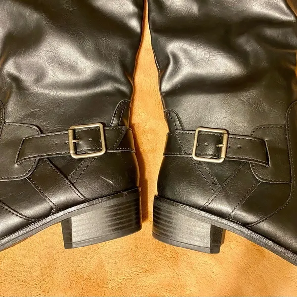 Black/Brown Knee High Boots (NWT) Brown Size 7 - Image 8