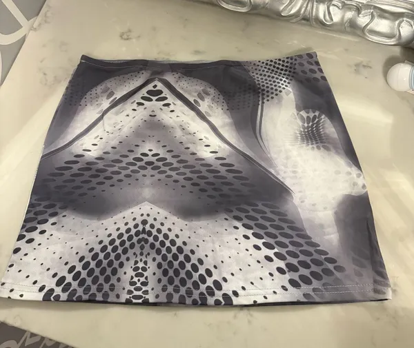 edikted gray rave queen skirt mini  - Image 2