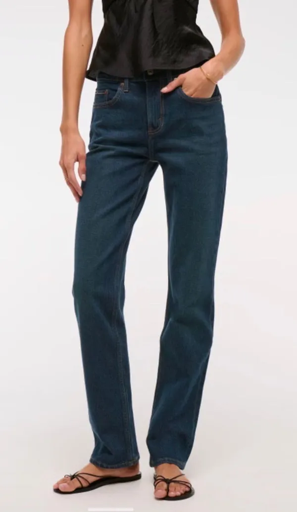 Abercrombie Mid-Rise Jeans Straight - Image 2