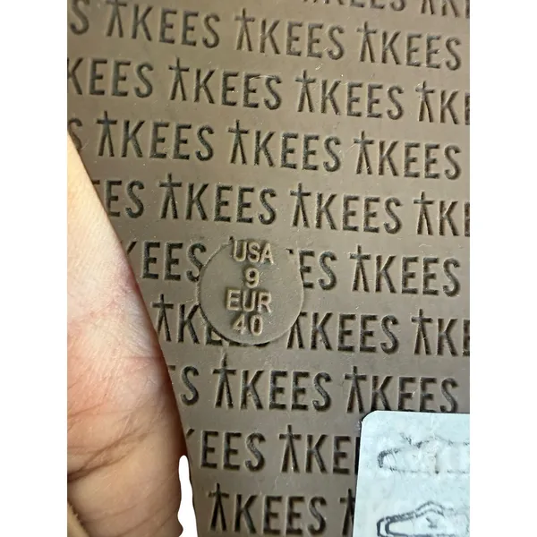 TKEES Solids No. 9 Leather Flip Flops Women’s 9 Taupe Thong Sandals Neutral - Image 5