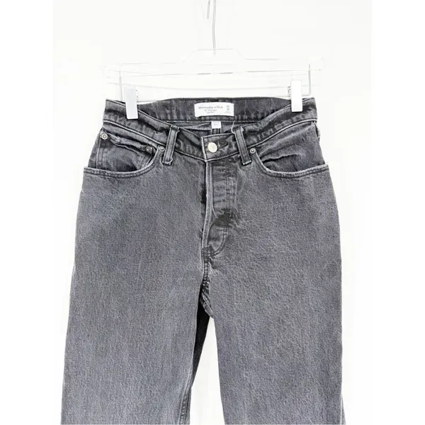 Abercrombie & Fitch The‎ 90s Baggy Low Rise Curve Love Jeans Women's 25 Y2K - Image 4