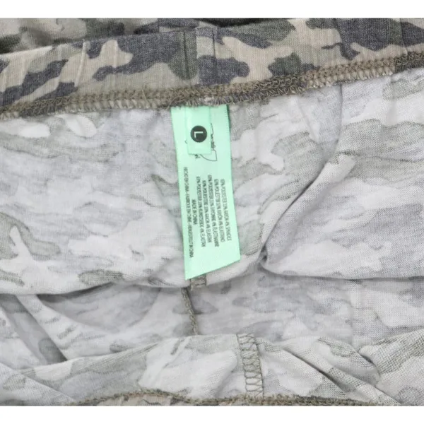 NEW Honeydew Womens Star Seeker Camo Knit Pajama Pants 94113 Green Camo L - Image 5