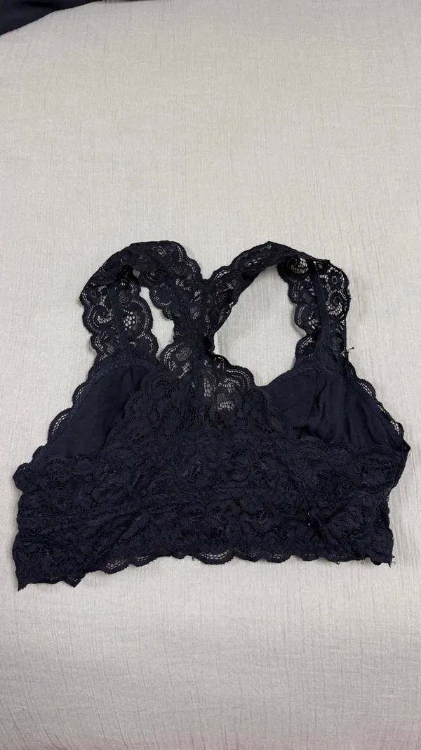 Lace Bralette Black Size M - Image 2