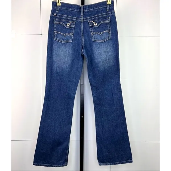 Y2K Cruel Girl Juniors 14R Bootcut Jeans Blue Western Cowgirl 100% Cotton Ranch - Image 2