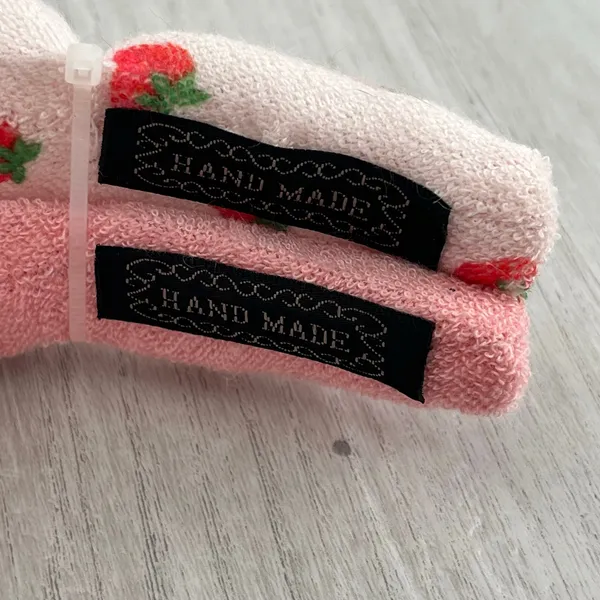 Celavi X Strawberry Shortcake Spa Sponge Bubbled Handmade Headbands 2 Pack Pink - Image 6