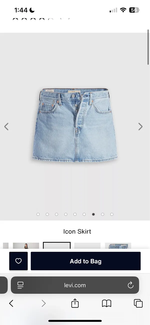 Levi’s Icon Skirt Denim Mini - Image 3