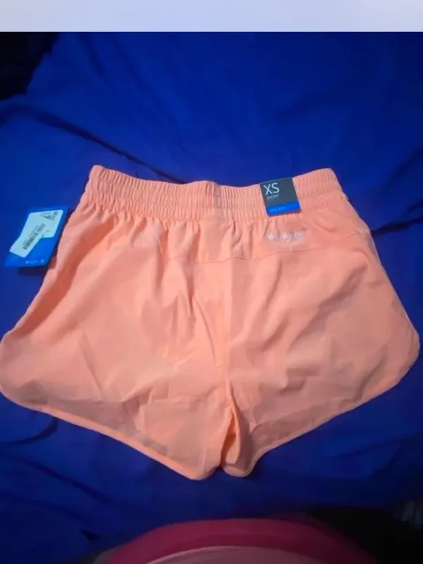 Neon Orange Women’s Athletic Shorts - Columbia - Image 6