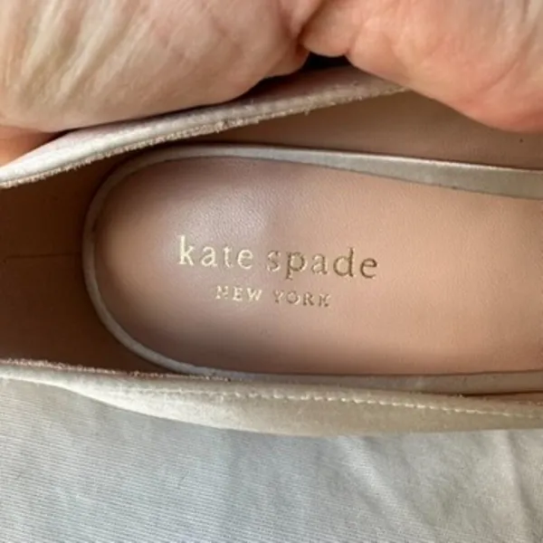 Kate Spade Crawford Satin Lux Bow Front White Pump Bridal Wedding Formal 8.5 NIB - Image 12