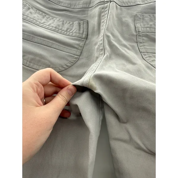 Y2K American Eagle Capri Pants Womens 8‎ Low Rise Fitted 2000s Casual FLAWED - Image 6