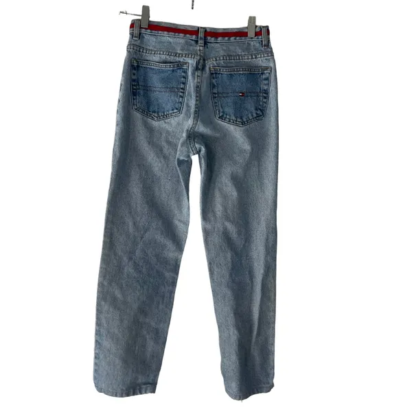 Tommy Hilfiger Vintage‎ 90s Women's Size 6 High Rise Straight Leg Mom Jeans - Image 4
