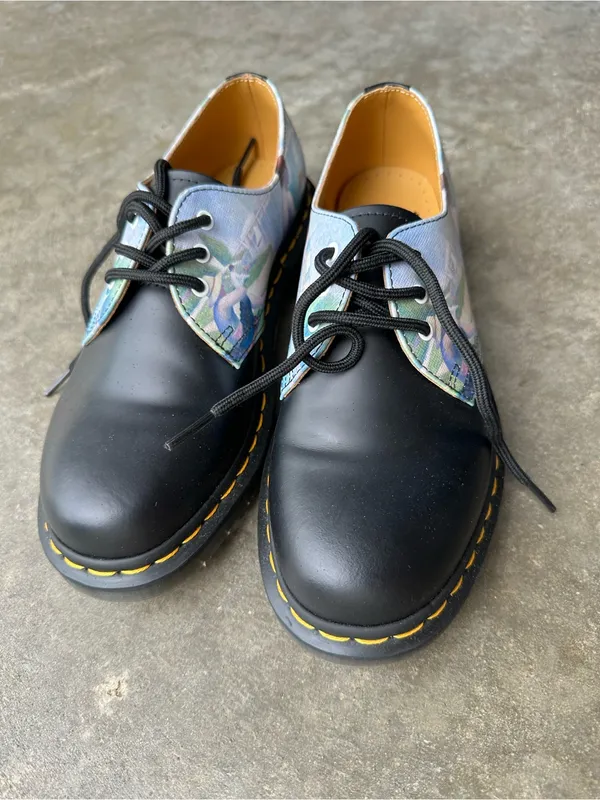 Dr. Martens 1461 THE NATIONAL GALLERY SEURAT OXFORD SHOES Bathers at Asnières - Image 11