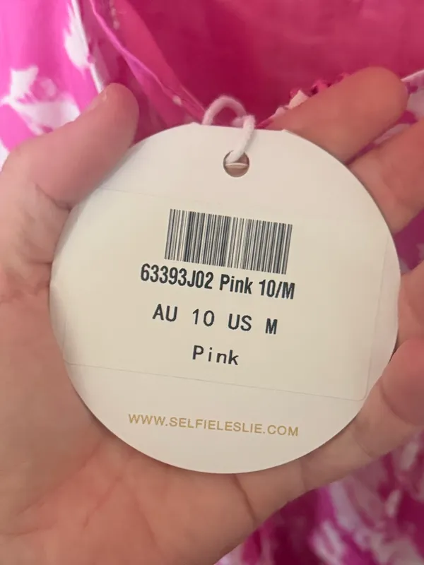 Selfie Leslie pink mini dress - Image 3