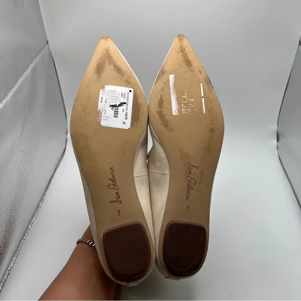 Sam Edelman Womens Nesta Mary Jane flats size 7 ivory leather - Image 7