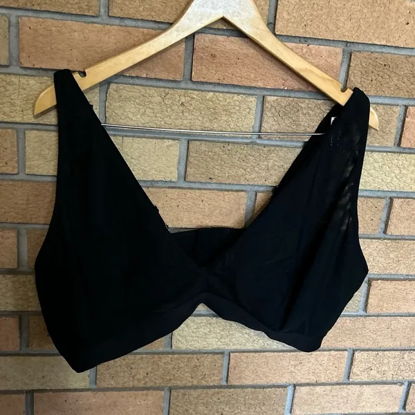 Lemonade Dolls Mesh Bralette Sheer Black Size 2L - Image 3