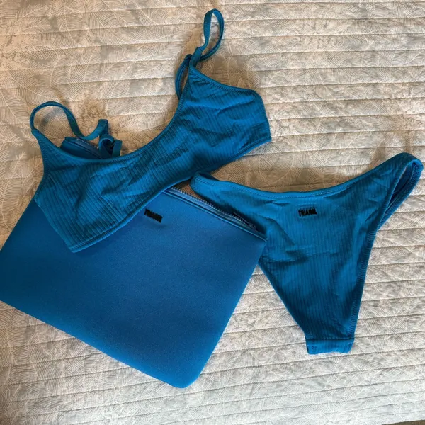 Triangl Bikini Set, Maci in Blue - Image 2