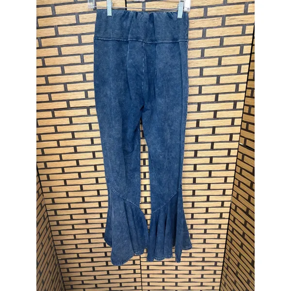 Earthbound‎ Blue Flare Leg Pull On Pants Size Large - Image 2