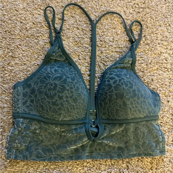 PINK - Victoria's Secret Lightly Lined Turquoise Green Bralette - Image 3