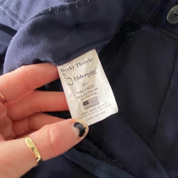 Vintage Y2K School Uniform Skort 🔥 Blue - Image 4