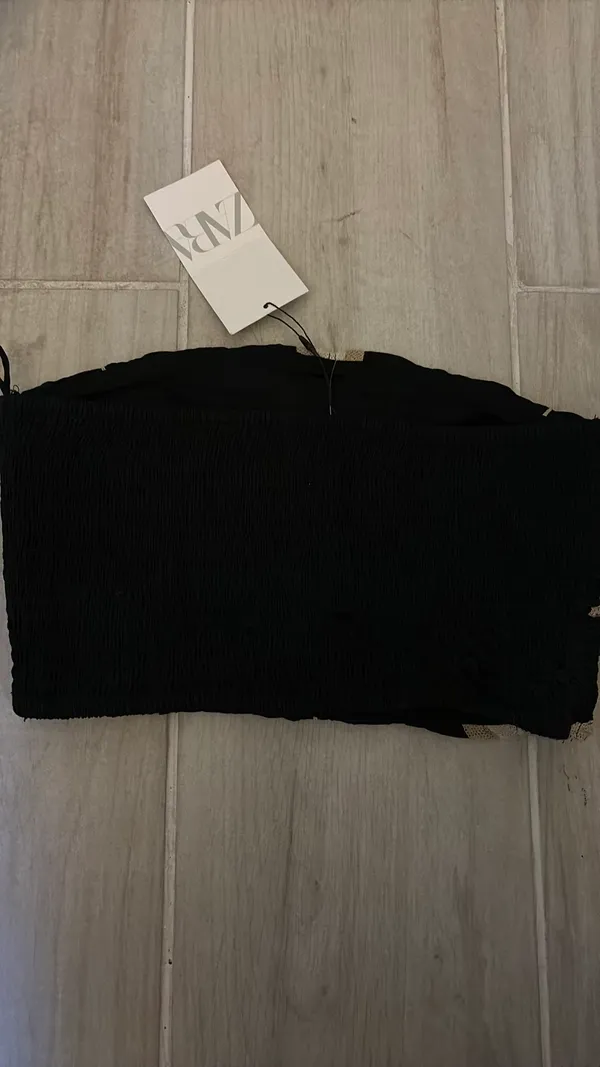 ZARA Black Tube Top  - Image 7