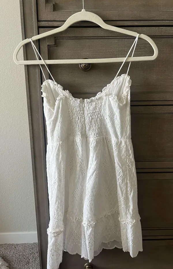 Olivaceous Dress Mini White - Image 6