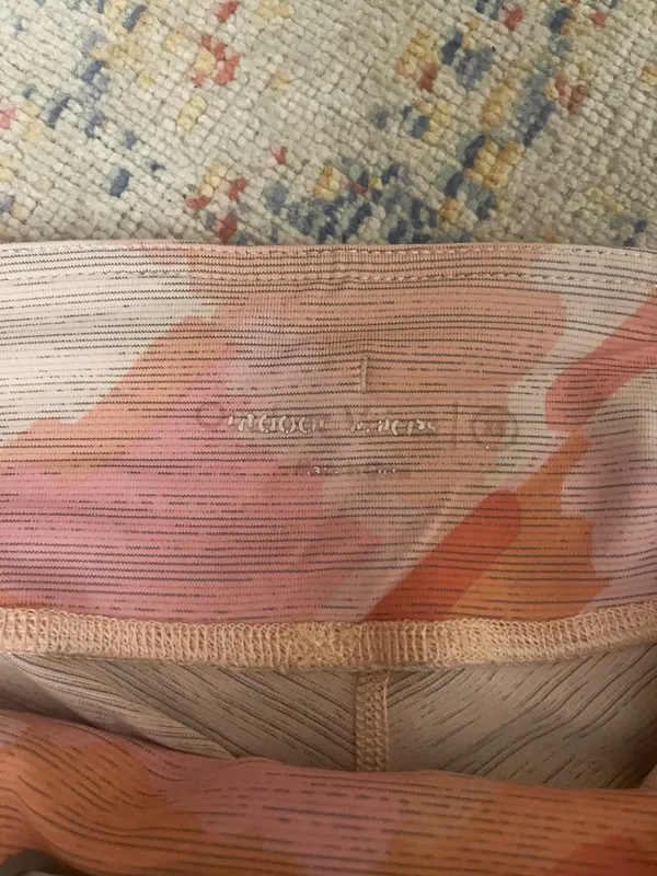 Outdoor Voices Pink Camo Leggings Tech Sweat 7/8 - Image 3