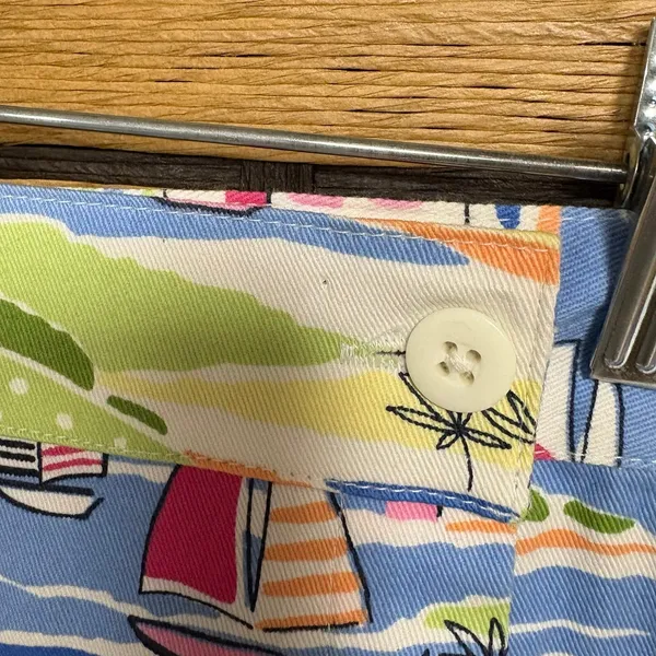 White Stag Blue‎ And Pink Sailboat Print Skort Size Medium - Image 4