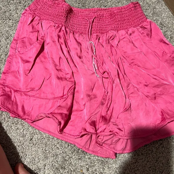 Aerie small‎ pull on pink shorts - Image 4